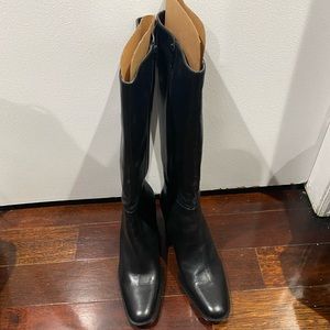 Women’s tall leather boot sz 10